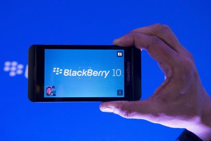 Les action de l'entreprise Blackberry chutent sms anonyme Blackberry faillite racheté